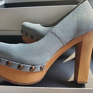 NEW PEDRO GARCIA PLATFORM HEELS BABY BLUE SIZE 40